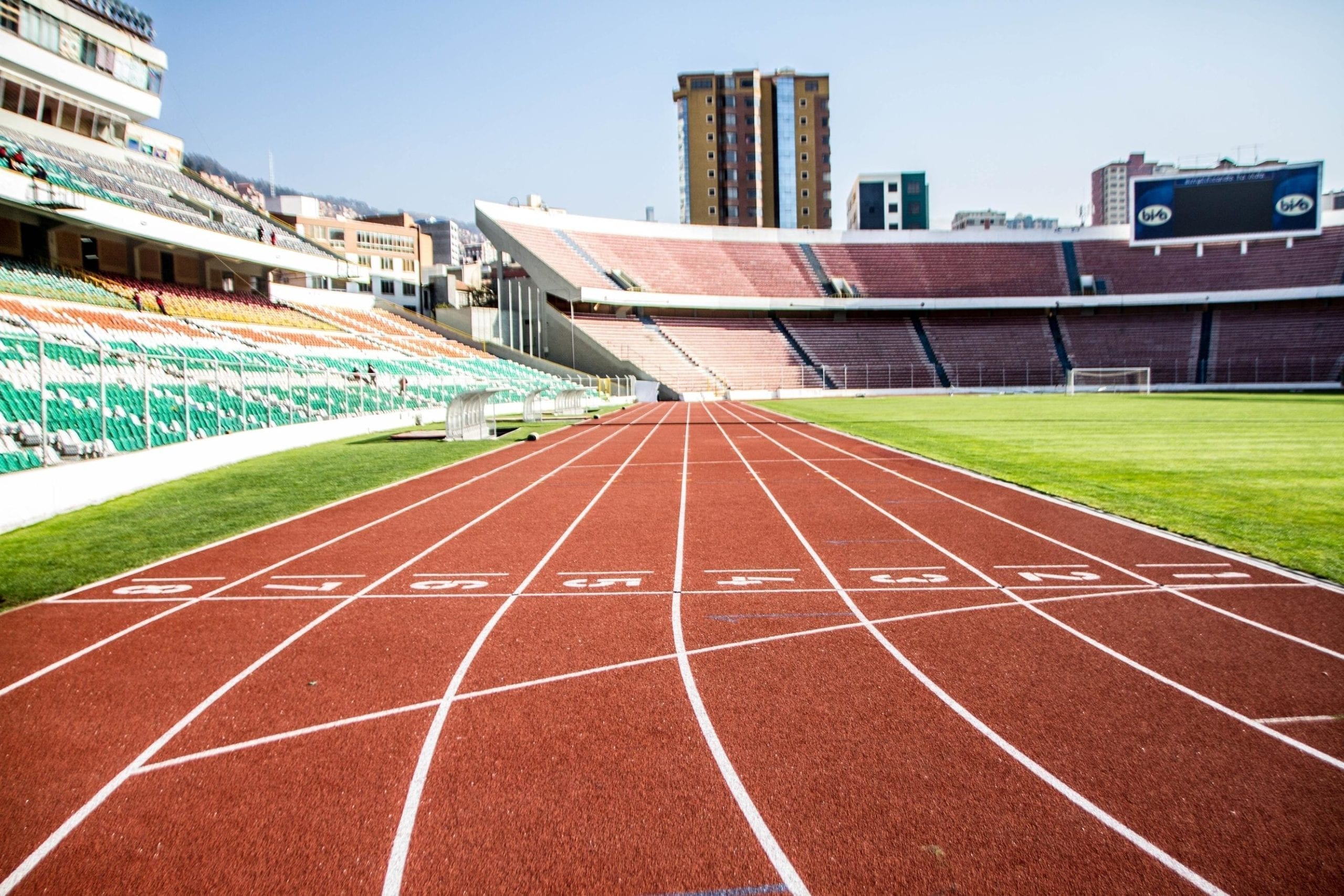 Revêtement synthétique Rekortan M pour le Estadio Hernando Siles