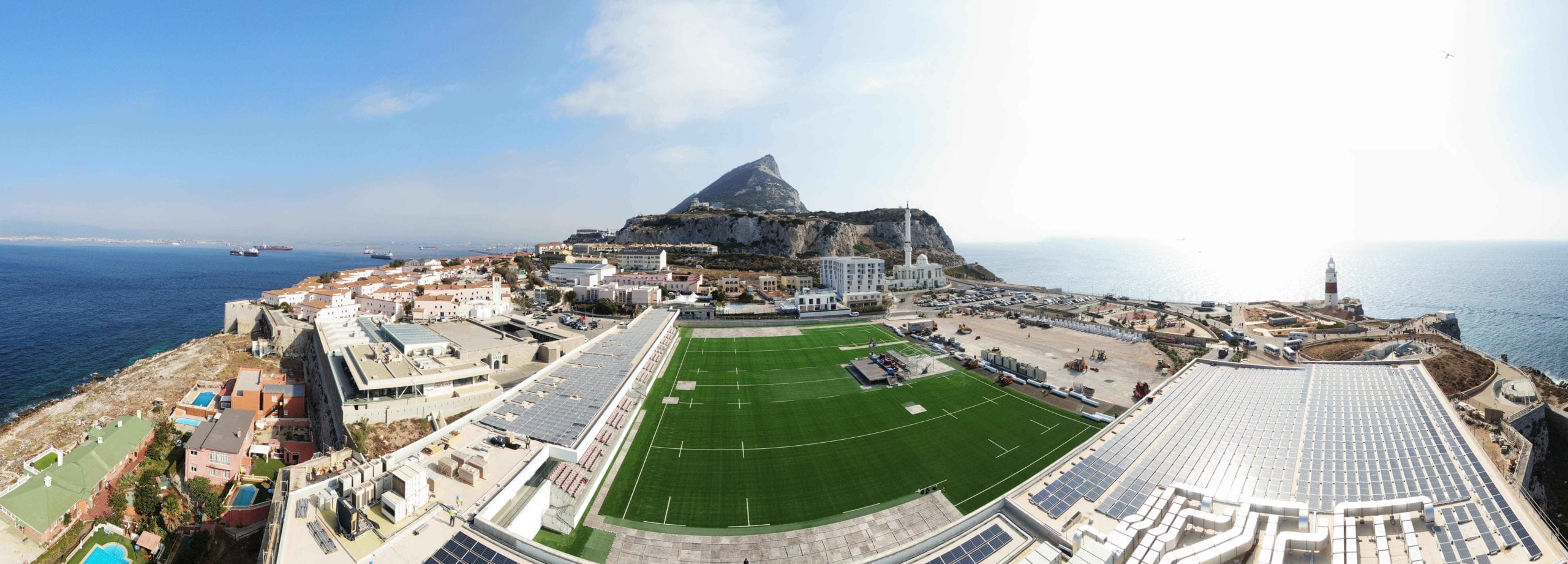 Trois gros contrats : Polytan construit pour les Jeux des Îles de Gibraltar
