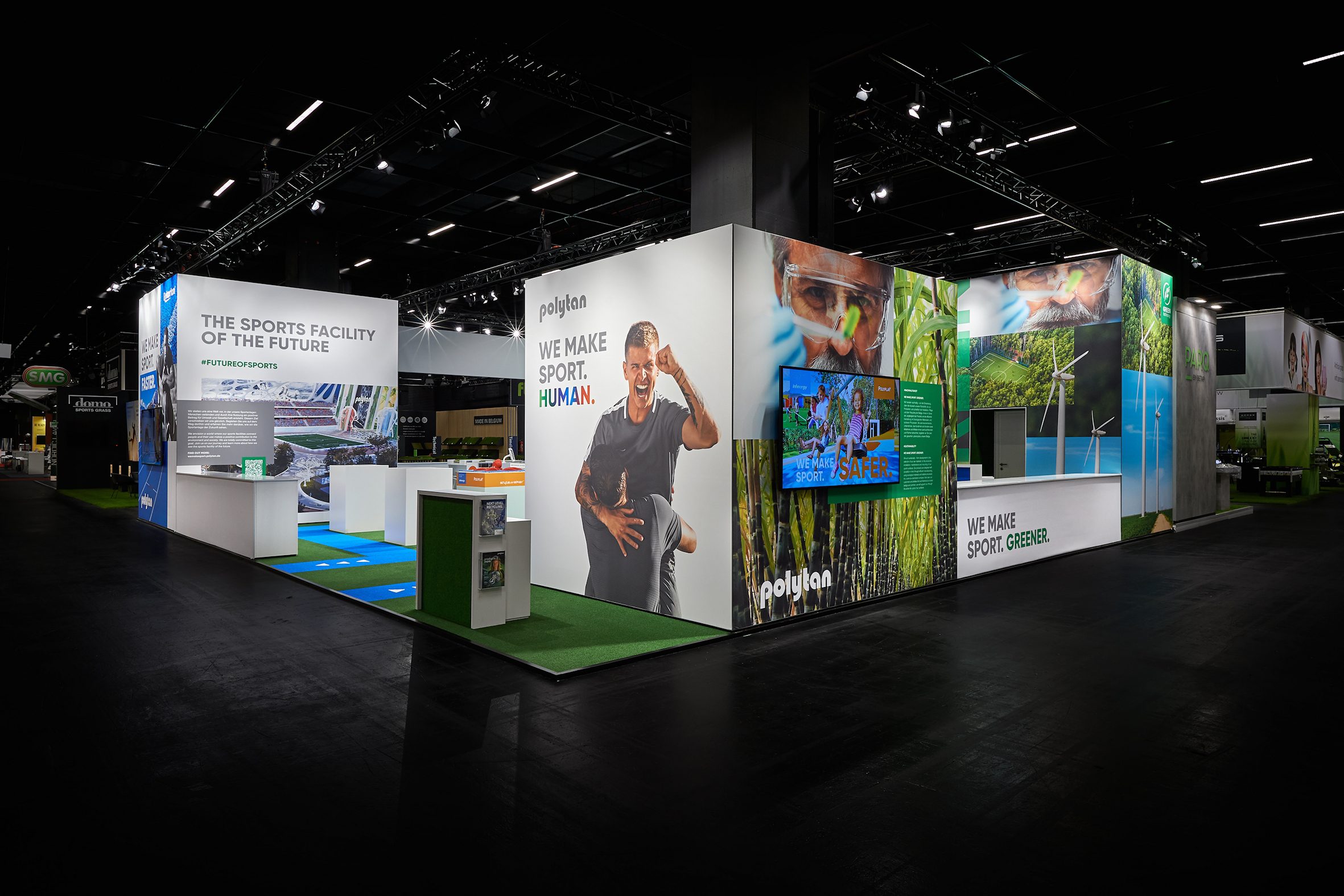 Polytan FSB Messestand der Polytan auf der FSB 2021