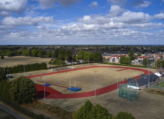 Running Track in Colchester, Essex