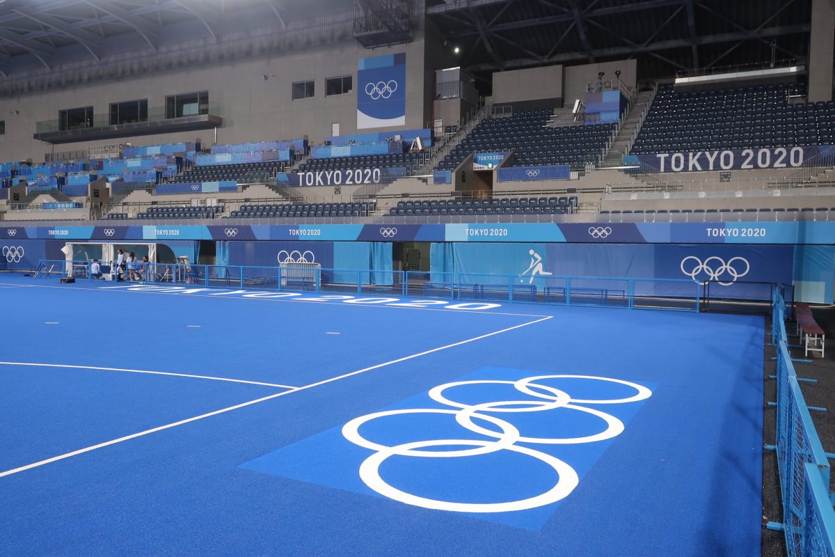 Tokyo 2020 Hockey Turf - Olympic branding