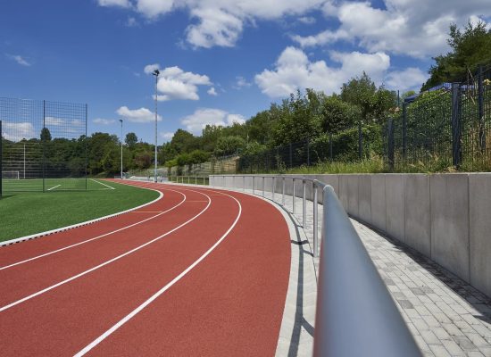 Sportplatz Grundstraße, Wuppertal, LigaTurf Cross und Rekortan M